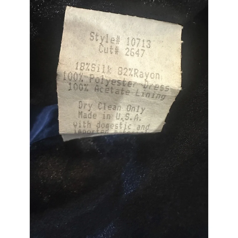 NWT Vintage Ever Beauty Jacket Black Velvet Size 10 Whimsigoth Dark Romantic - Picture 14 of 16